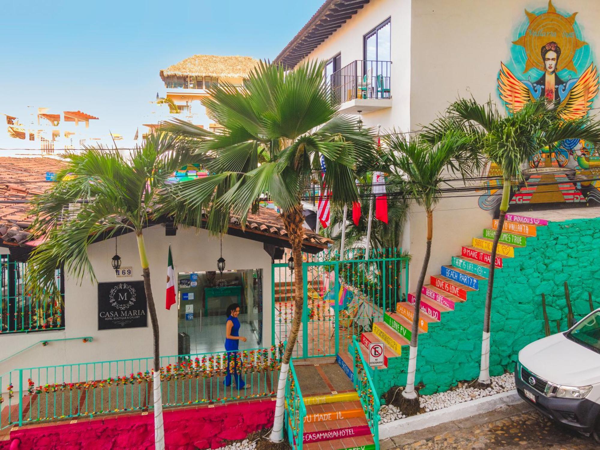 Casa Maria Hotel Boutique & Gallery Adults Only Puerto Vallarta Exterior foto